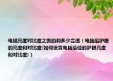 电视亮度对比度之类的调多少合适（电脑最护眼的亮度和对比度(如何设置电脑最佳的护眼亮度和对比度)）