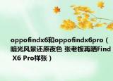 oppofindx6和oppofindx6pro（暗光风景还原夜色 张老板再晒Find X6 Pro样张）