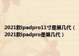 2021款ipadpro11寸是第几代（2021款ipadpro是第几代）