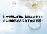 抖音我想去的地方收藏在哪里（抖音上想去的地方收藏了在哪里看）