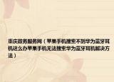 重庆政务服务网（苹果手机搜索不到华为蓝牙耳机这么办苹果手机无法搜索华为蓝牙耳机解决方法）