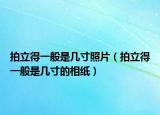 拍立得一般是几寸照片（拍立得一般是几寸的相纸）