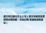 龚文祥以前在什么公司（龚文祥就捏造董明珠恋情致歉：深表后悔 希望取得董原谅）