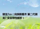 骁龙7cx（向旗舰看齐 第二代骁龙7 安全特性解析）