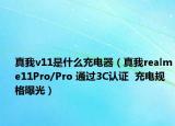 真我v11是什么充电器（真我realme11Pro/Pro 通过3C认证  充电规格曝光）