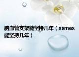 脑血管支架能坚持几年（xsmax能坚持几年）