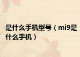 是什么手机型号（mi9是什么手机）