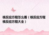 核反应方程怎么看（核反应方程 核反应方程大全）