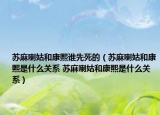 苏麻喇姑和康熙谁先死的（苏麻喇姑和康熙是什么关系 苏麻喇姑和康熙是什么关系）
