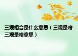 三观相合是什么意思（三观是啥 三观是啥意思）