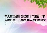 羊入虎口是什么动物十二生肖（羊入虎口是什么意思 羊入虎口的释义）