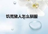 饥荒猪人怎么驯服
