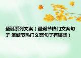 圣诞系列文案（圣诞节热门文案句子 圣诞节热门文案句子有哪些）