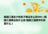 烟雨江湖非少林弟子佛法怎么到300（烟雨江湖佛法有什么用 烟雨江湖佛学作用是什么）