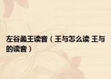 左谷蠡王读音（王与怎么读 王与的读音）