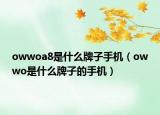 owwoa8是什么牌子手机（owwo是什么牌子的手机）