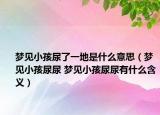 梦见小孩尿了一地是什么意思（梦见小孩尿尿 梦见小孩尿尿有什么含义）