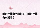 形容桂林山水的句子（形容桂林山水成语）
