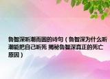 鲁智深听潮而圆的诗句（鲁智深为什么听潮能把自己听死 揭秘鲁智深真正的死亡原因）