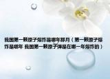 我国第一颗原子爆炸是哪年那月（第一颗原子爆炸是哪年 我国第一颗原子弹是在哪一年爆炸的）