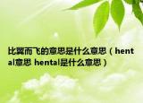 比翼而飞的意思是什么意思（hental意思 hental是什么意思）