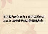 孩子毅力差怎么办（孩子缺乏毅力怎么办 培养孩子毅力的最好方法）