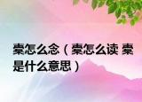 橐怎么念（橐怎么读 橐是什么意思）