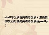 shall怎么读音英语怎么读（漂亮英语怎么读 漂亮英语怎么读音pretty）