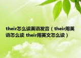their怎么读英语发音（their用英语怎么读 their用英文怎么读）