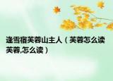 逢雪宿芙蓉山主人（芙蓉怎么读 芙蓉,怎么读）