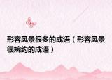 形容风景很多的成语（形容风景很婉约的成语）