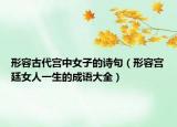 形容古代宫中女子的诗句（形容宫廷女人一生的成语大全）