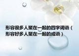 形容很多人聚在一起的四字词语（形容好多人聚在一起的成语）