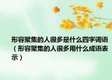 形容聚集的人很多是什么四字词语（形容聚集的人很多用什么成语表示）