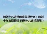 问刘十九古诗的意思是什么（问刘十九古诗翻译 问刘十九古诗意思）