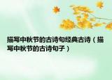描写中秋节的古诗句经典古诗（描写中秋节的古诗句子）
