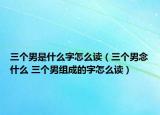 三个男是什么字怎么读（三个男念什么 三个男组成的字怎么读）