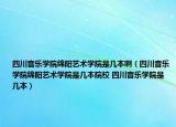 四川音乐学院绵阳艺术学院是几本啊（四川音乐学院绵阳艺术学院是几本院校 四川音乐学院是几本）