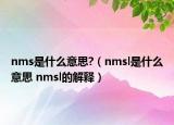 nms是什么意思?（nmsl是什么意思 nmsl的解释）