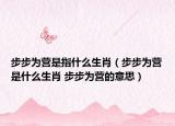 步步为营是指什么生肖（步步为营是什么生肖 步步为营的意思）
