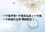 一个虫子旁一个卑怎么念（一个虫一个卑是什么字 蜱的释义）