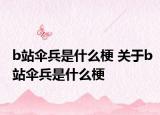 b站伞兵是什么梗 关于b站伞兵是什么梗