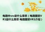 电路中vrc是什么意思（电路图里VR1是什么意思 电路图里VR1介绍）