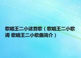 歌唱王二小这首歌（歌唱王二小歌词 歌唱王二小歌曲简介）