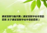 婆娑双树与魅共舞（婆娑双树半枯半荣的意思 关于婆娑双树半枯半荣的意思）