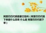阿里巴巴代销需要交钱吗（阿里巴巴代销下单是什么意思 什么是 阿里巴巴代销下单）