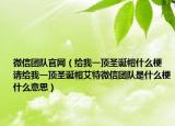 微信团队官网（给我一顶圣诞帽什么梗 请给我一顶圣诞帽艾特微信团队是什么梗什么意思）