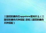 三国塔防魏传在appstore里叫什么（三国塔防魏传兵种搭配 游戏三国塔防魏传兵种搭配）