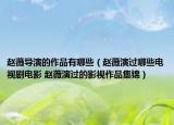 赵薇导演的作品有哪些（赵薇演过哪些电视剧电影 赵薇演过的影视作品集锦）