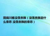 琉璃川椿没落贵族（没落贵族是什么意思 没落贵族的意思）